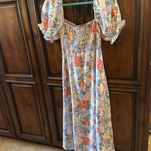 A super cute spring/summer dress floral pattern